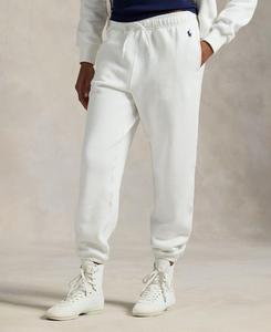 Женские флисовые спортивные штаны на шнуровке Polo Ralph Lauren, White