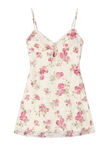 Летнее платье Bershka, Ecru