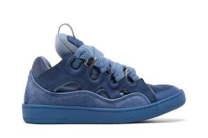 Кроссовки Lanvin Curb Sneakers Monochrome - Cornflower, синий