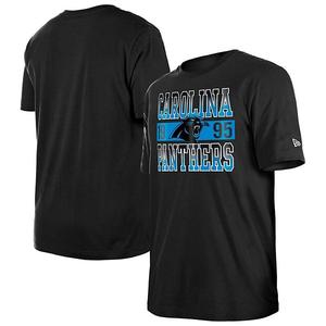 Мужская черная футболка Carolina Panthers City Team New Era