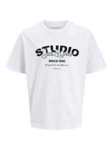 Футболка Юки белого цвета Jack & Jones