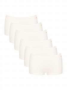 SLOGGI Трусы Boyshorts 'GO Daily Cotton Short' в цвете Off White