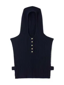 Шарф с капюшоном Sandro, синий