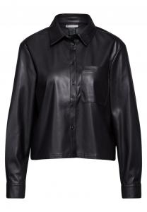 Куртка из искусственной кожи Street One, темно-синий