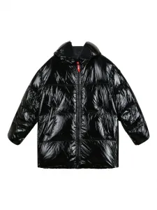 Пуховик с капюшоном Ai Riders On The Storm, черный