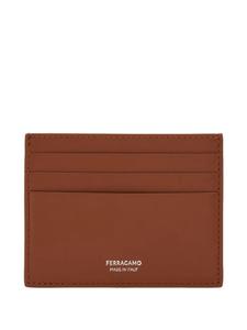 Кожаный футляр для карт Ferragamo, коричневый
