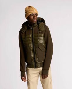 Мужская легкая куртка-бомбер Nimbus из комбинированных материалов Alpenhaus, Olive