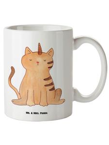 Кружка XL Единорог Кот без слов в белом цвете Mr. & Mrs. Panda