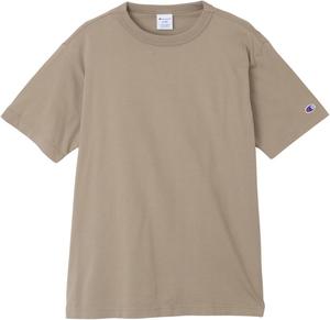 Мужская базовая футболка Champion C8-Z312Z из 100% хлопка с коротким рукавом и круглым вырезом, песочный