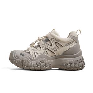 KODI Женские противоскользящие устойчивые к истиранию массивные кроссовки низкие - Greige, цвет Greige