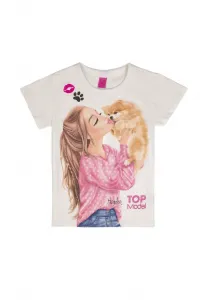 Футболка унисекс с принтом Top Model, Snow White