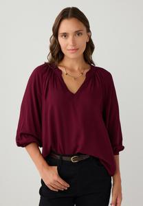 Блуза Jimmy Key LOOSE FIT V-NECK , Burgundy/Bordeaux