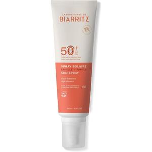 Солнцезащитный спрей Laboratoires De Biarritz SPF 50+, сертифицированный органический. Laboratoire De Biarritz