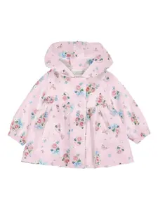 Жакет с цветочным узором Monnalisa, розовый