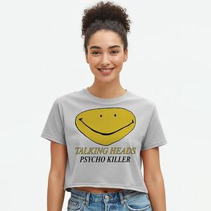 Футболка с принтом Psycho Killer Smiley Face Unbranded