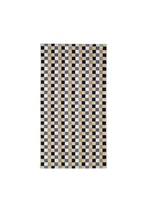 Серые банные полотенца life style karo 7047 kiesel - 37 Cawö