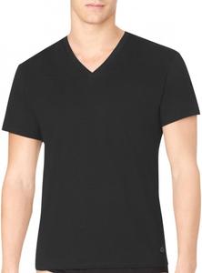 Мужские хлопковые футболки Calvin Klein Multipack с V-образным вырезом, Black