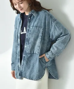 Стеганая джинсовая рубашка-куртка Interplanet, цвет Chemical