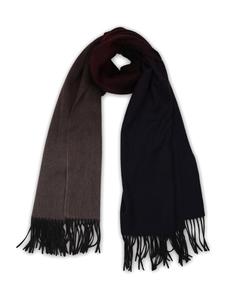 Органический шарф с градиентом цвета в черном цвете CASH-MERE.CH