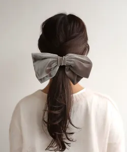 Заколка для волос Three Four Time/Velvet Big Ribbon, цвет Beige