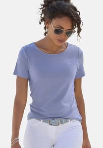 Базовая футболка 2 PACK LASCANA, светло-голубой