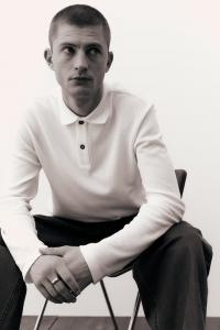 Рубашка пике обычного кроя H&M, бежевый