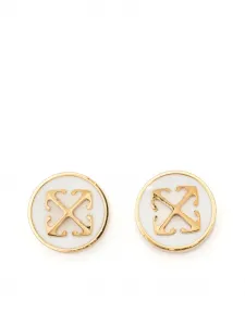 Серьги со стрелами Off-White, золотистый