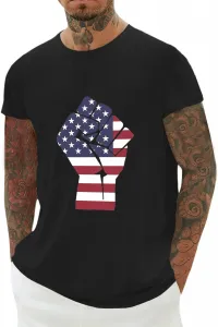 Футболка Patriotic для мужчин, короткий рукав, влагоотводящая