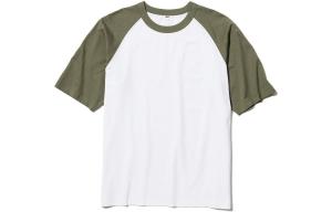 Футболка мужская оливковая Uniqlo, оливковый