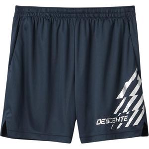 Шорты Casual Unisex DESCENTE, синий/серебристый