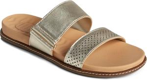 Женские слайды Sperry Waveside Plushwave, Platinum