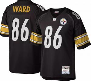 Мужская футболка Mitchell & Ness Pittsburgh Steelers Hines Ward # 86, черная, 2005 г.