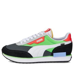Кроссовки future rider 'play on - dark shadow fluo green' Puma, зеленый