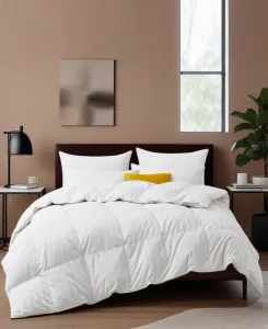 Одеяло из гусиного пера на все сезоны, размер Queen Unikome, белый