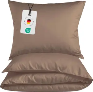 Постельное белье из микрофибры 135x200 см из 100% полиэстера - Plain Nougat 155x220 см Carpe Sonno