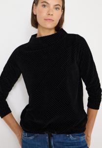 Толстовка Cecil STRUKTUR FUNNEL NECK, Schwarz/Black