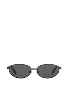 Солнцезащитные очки овальной формы Jacquemus, черный