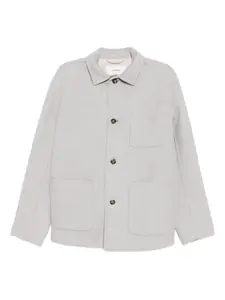 Шерстяной пиджак Lardini, серый