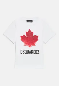 Футболка унисекс с принтом и свободным кроем Dsquared2, White