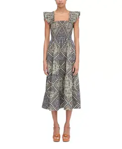 Женское платье Ellie Nap Hill House Home, зеленый