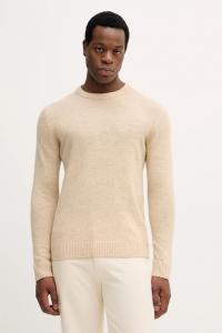 Свитер из смесовой шерсти Lindbergh, бежевый