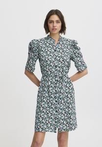 Платье-рубашка Ixnina ICHI, Total Eclipse с синими цветами