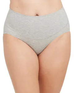 Мягкие компрессионные хлопковые трусики-корректирующее белье Spanx, серый