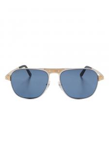 Cartier Eyewear солнцезащитные очки Santos de Cartier, золотой