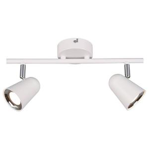 Потолочный светильник Trio Toulouse, поликарбонат - белый - количество языков пламени: 2