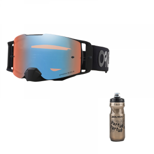 Пара Front Line M очков для трейлраннинга и велоспорта с ветрозащитой Oakley, 7087-84 sapphires iridium золотой