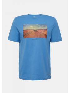 s.Oliver Футболка 55D1 королевского синего цвета