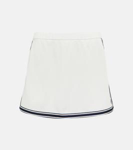 Теннисная мини-юбка из джерси Tory Sport, белый