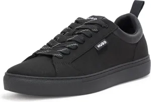 Кроссовки Hugo Mens Morrie с низким профилем, из кожи, дружелюбный стиль, черный