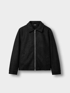 Burocs Куртка межсезонная 'Zipped' в черном цвете